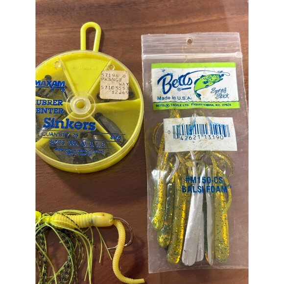 VINTAGE FISHING HOOKS LURE LOT 100PCS+? SWIVELS SPINNERS SIKERS - Picture 8 of 14